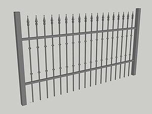 Wzór ogrodzenia, seria Classic, model C3