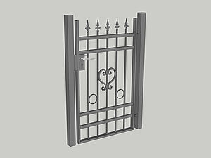 Wzór furtki, seria Premium, model PM4