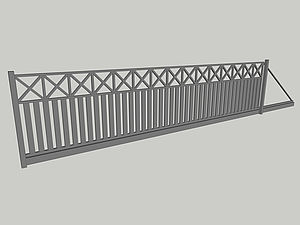 Wzór bramy przesuwnej, seria Modern, model M3