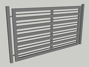 Wzór ogrodzenia, seria Modern, model M5