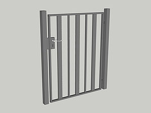 Wzór furtki, seria Basic, model B6