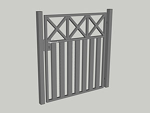 Wzór furtki, seria Modern, model M3