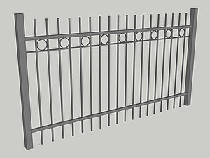 Wzór ogrodzenia, seria Classic, model C2