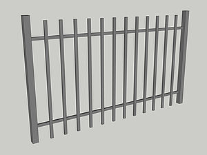 Wzór ogrodzenia, seria Basic, model B4