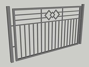 Wzór ogrodzenia, seria Modern, model M4