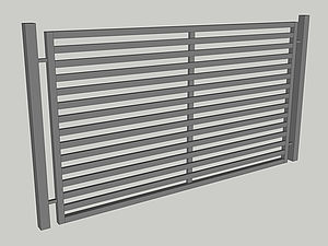 Wzór ogrodzenia, seria Modern, model M1