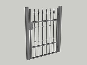 Wzór furtki, seria Classic, model C3