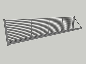 Wzór bramy przesuwnej, seria Modern, model M1